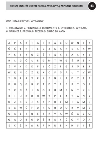 Ćwiczenia funkcji poznawczych. Zabawy słowne