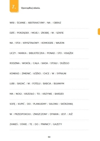 Ćwiczenia operacji myślowych