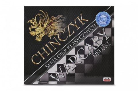 Gra klasyczna 2w1 Chińczyk-Warcaby deluxe