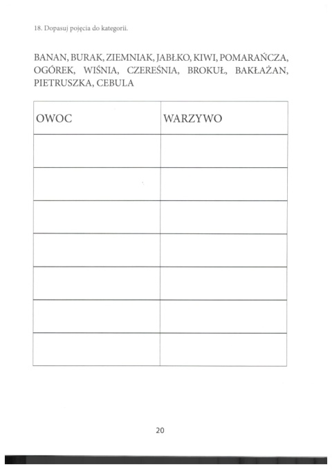 Ćwiczenia na pamięć i koncentrację część II