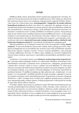 Myślę, mówię, opowiadam. Materiały do ćwiczeń dla osób z afazją oraz do ogólnej terapii i profilaktyki logopedycznej, afazja