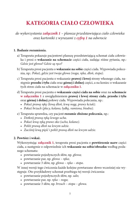 Myślę, mówię, opowiadam. Materiały do ćwiczeń dla osób z afazją oraz do ogólnej terapii i profilaktyki logopedycznej, afazja