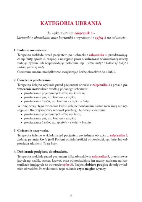 Myślę, mówię, opowiadam. Materiały do ćwiczeń dla osób z afazją oraz do ogólnej terapii i profilaktyki logopedycznej, afazja