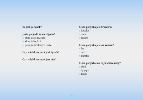 Zapamiętaj jak najwięcej. Materiały do ćwiczenia koncentracji i pamięci. Poziom łatwy