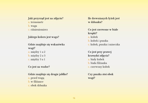 Zapamiętaj jak najwięcej. Materiały do ćwiczenia koncentracji i pamięci. Poziom średni