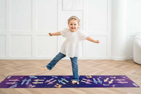 Mata Animacyjna Skaczące Stópki STRZAŁKI UV 50x300 cm Akson