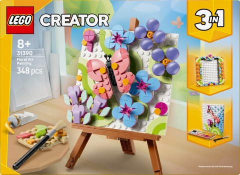 Klocki Creator 31390 Dekoracyjny obraz z kwiatami