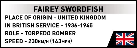 Klocki Fairey Swordfish - Executive Edition 959 klocków