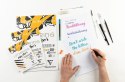 Blok Lettering A4 papier welinowy 20 ark