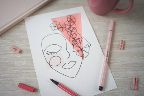 Flamaster STABILO Pen 68 Apricot