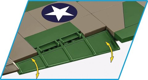 Klocki HC WWII BOEING B-17F FLYING FORT. E.E1376