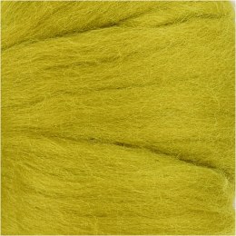 Wełna Merynosów 100g Ciemno Limonkowa