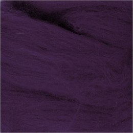 Wełna Merynosów 100g Purpurowa