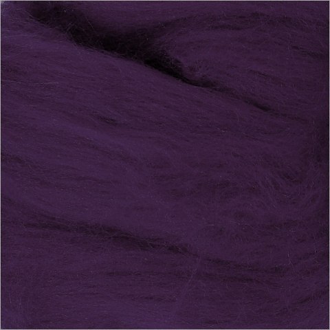 Wełna Merynosów 100g Purpurowa