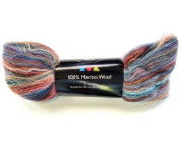 Wełna Merynosów 50g Wielokolorowa