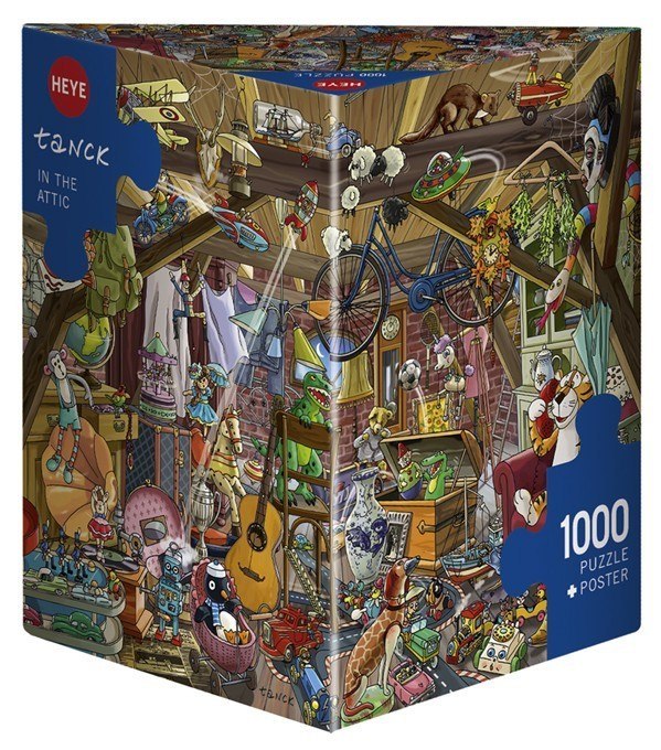 Puzzle 1000 elementów - Zabawa na strychu