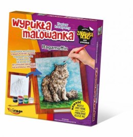 Zestaw kreatywny Wypukła malowanka - Kot Ragamuffin