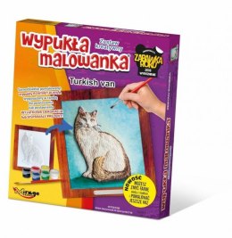 Zestaw kreatywny Wypukła malowanka - Kot turecki