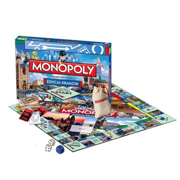 Gra Monopoly Kraków, HASBRO, gra planszowa dla seniora