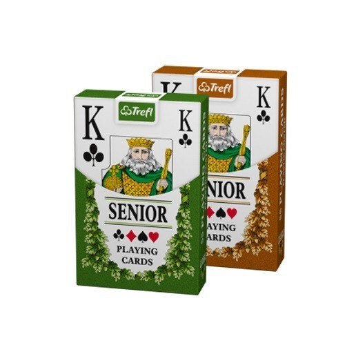 Karty do gry 55 listków, Classic Senior, karty dla seniora