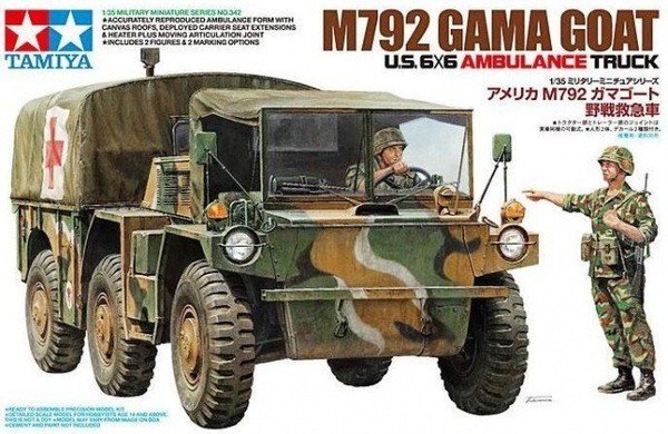 Model plastkowy M792 Ambulance Gama Goat