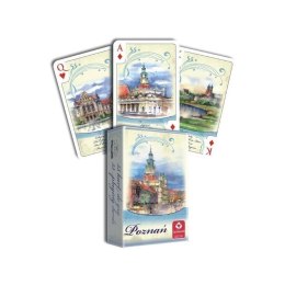Karty do gry Poznań Akwarele 55 listków, Cartamundi