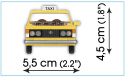 Klocki Youngtimer Collection 89 elementów FSO 125p Taxi