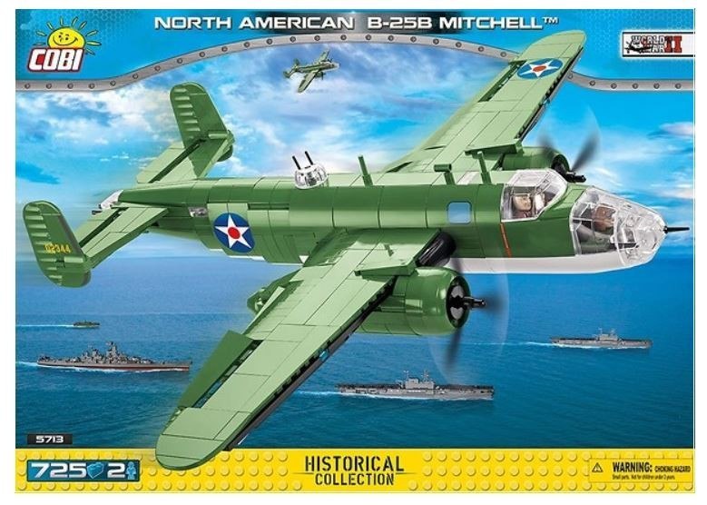 Klocki plastikowe North American B-25B Mitchell
