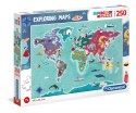 Puzzle 250 elementów Exploring Maps C&T in the World