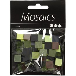Mozaika Zielono-Brązowa 10x10 mm