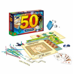 Gra Świat 50 Gier, kości, karty, bierki, chińczyk, domino