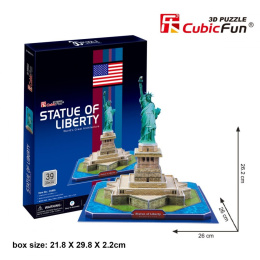 Puzzle 3D Statua Wolności, 39 el.