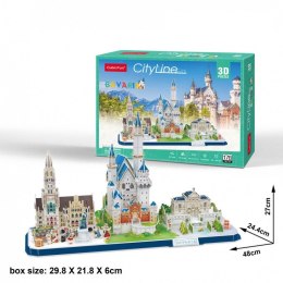 Puzzle 3D City Line Bawaria, 178 el.