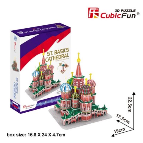 Puzzle 3D Katedra Św. Wasyla 46 elementów
