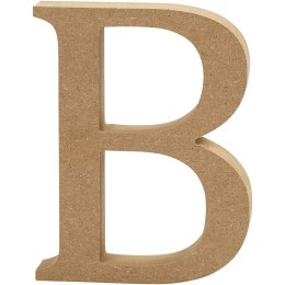 Litera B z MDF H: 13 cm