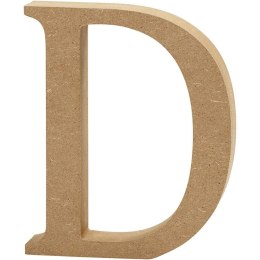 Litera D z MDF H: 13 cm
