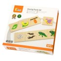 Drewniane Puzzle Rosnące zwierzęta i rośliny, Viga Toys