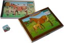 Układanka, puzzle KONIE