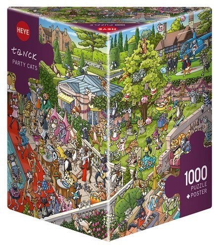 Puzzle 1000 elementów Kocia impreza