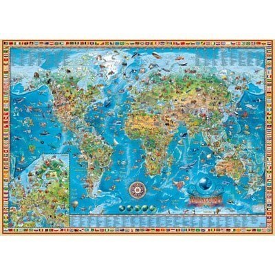 Puzzle 2000 elementów Wspaniały Świat