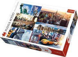 Puzzle 4000 elementów Nowy Jork - Kolaż