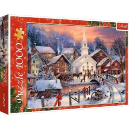 Puzzle 1000 elementów Białe Święta