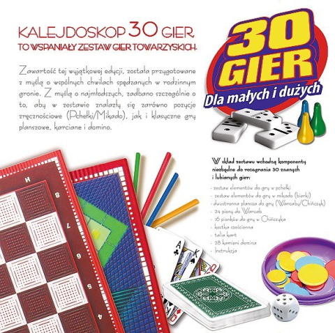Gra Kalejdoskop 30 Gier, Trefl Gra Kalejdoskop 30 Gier, Trefl