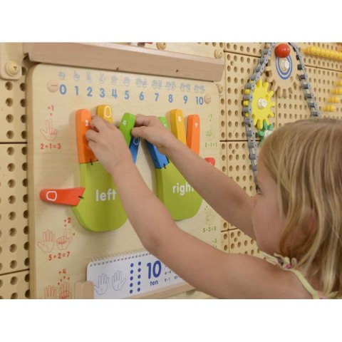 Nauka Liczenia Tablica Edukacyjna Drewniana Masterkidz Interaktywna