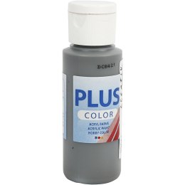 Farba akrylowa PLUS Color 60 ml Ciemno Szara