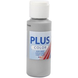 Farba akrylowa PLUS Color 60 ml Deszczowo Szara