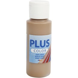 Farba akrylowa PLUS Color 60 ml Jasno Brązowa