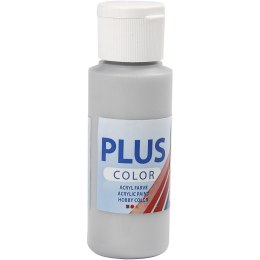 Farba akrylowa PLUS Color 60 ml Metaliczna Srebro