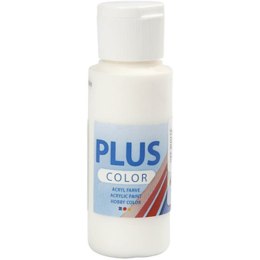 Farba akrylowa PLUS Color 60 ml Złamana Biel