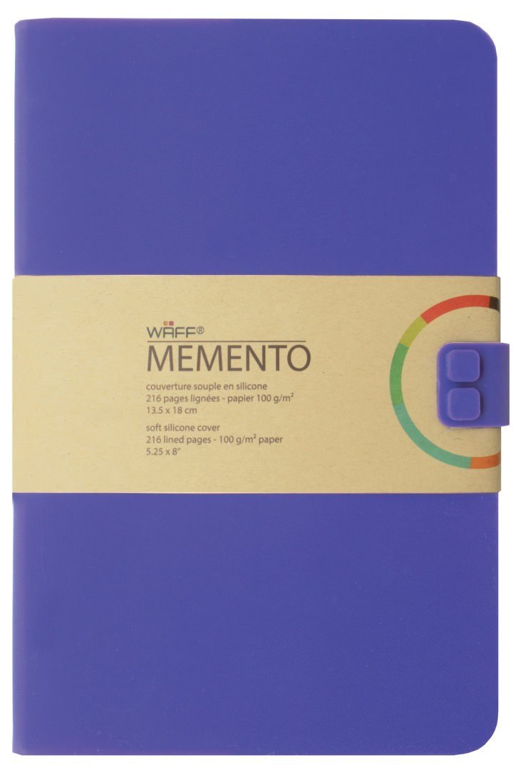 WAFF MEMENTO notes A5 Fioletowy, prezent dla seniora